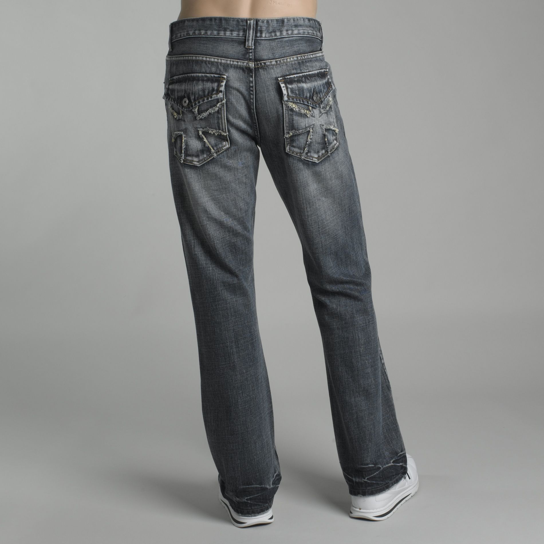 jeans with cross on back pocket