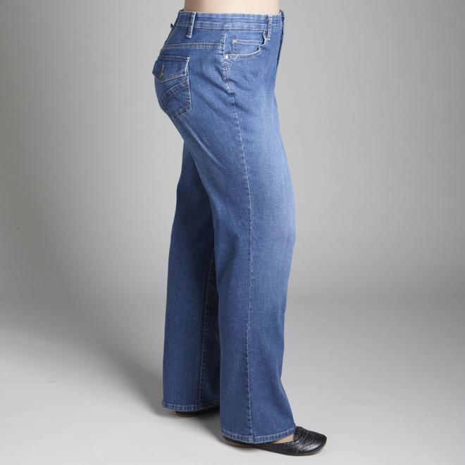 Gloria Vanderbilt Women's Plus Size Nell Denim Jeans