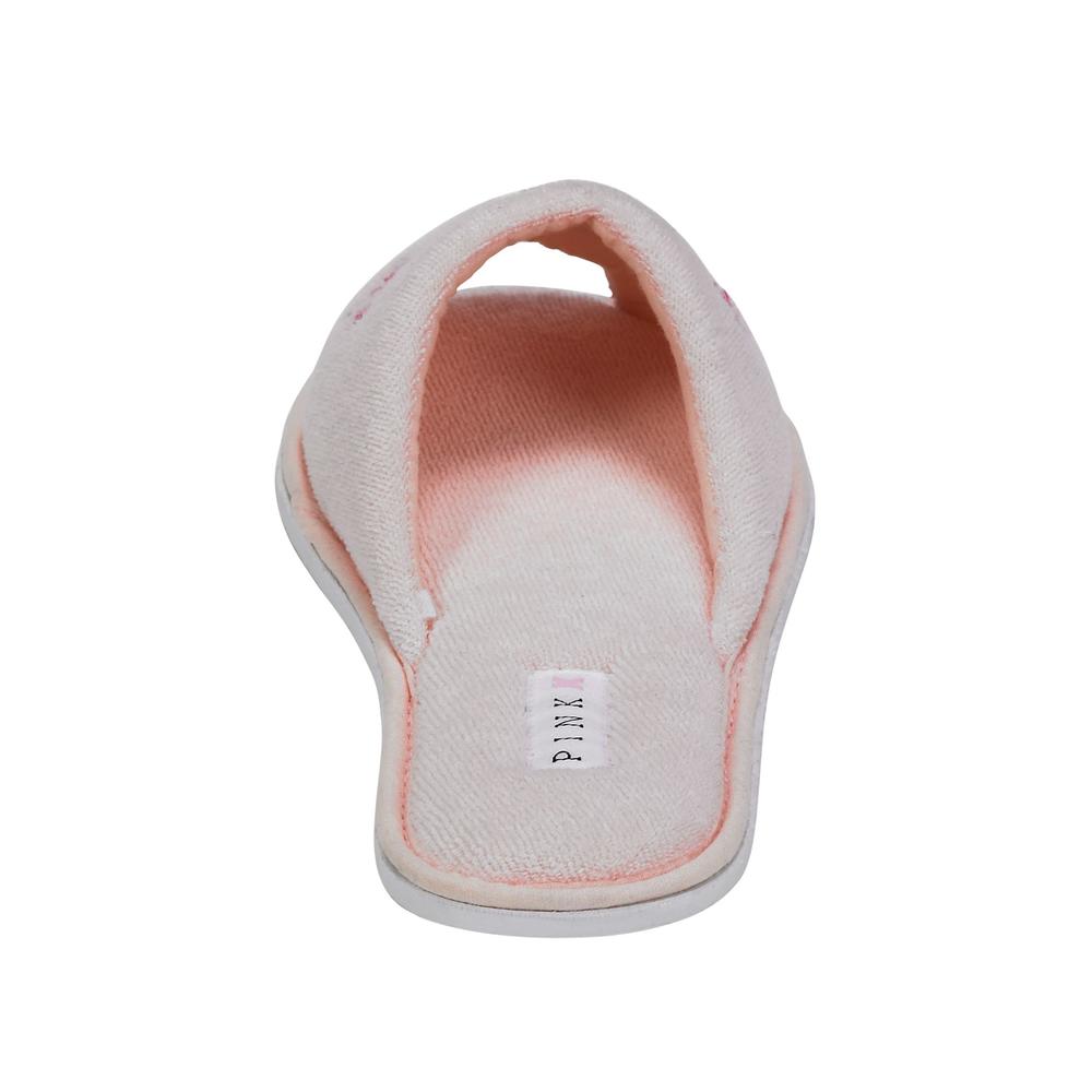 Pink K Women's Brenton Peep Toe Slipper - Pink