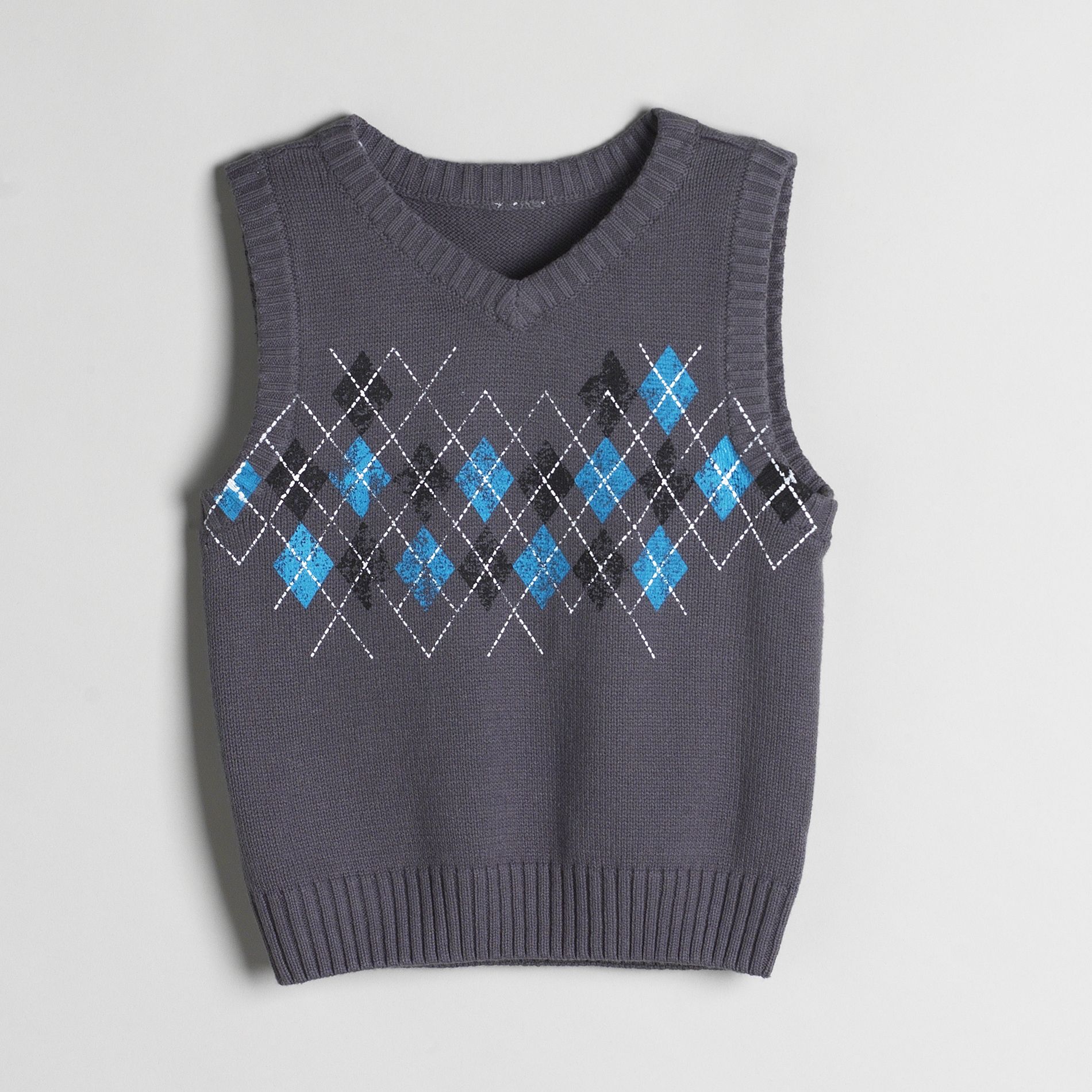 WonderKids Toddler Boy's Argyle Sweater Vest