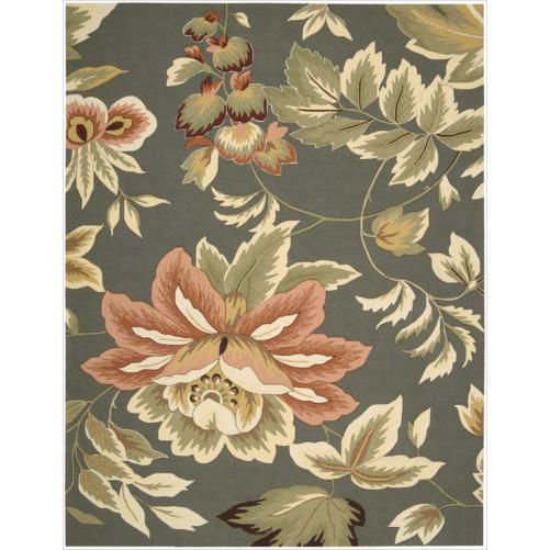 Nourison Fantasy Collection FA11GRY 8x10.6