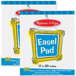 Melissa & Doug Easel Pad Bundle 50 Sheets 2-Pack