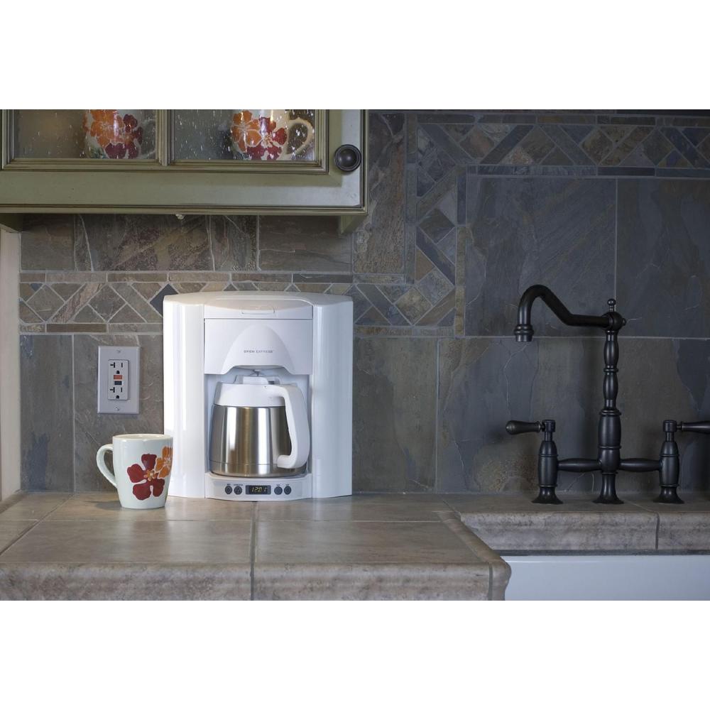 Brew Express BE110 WW White 10 cup BuiltIn Coffee System