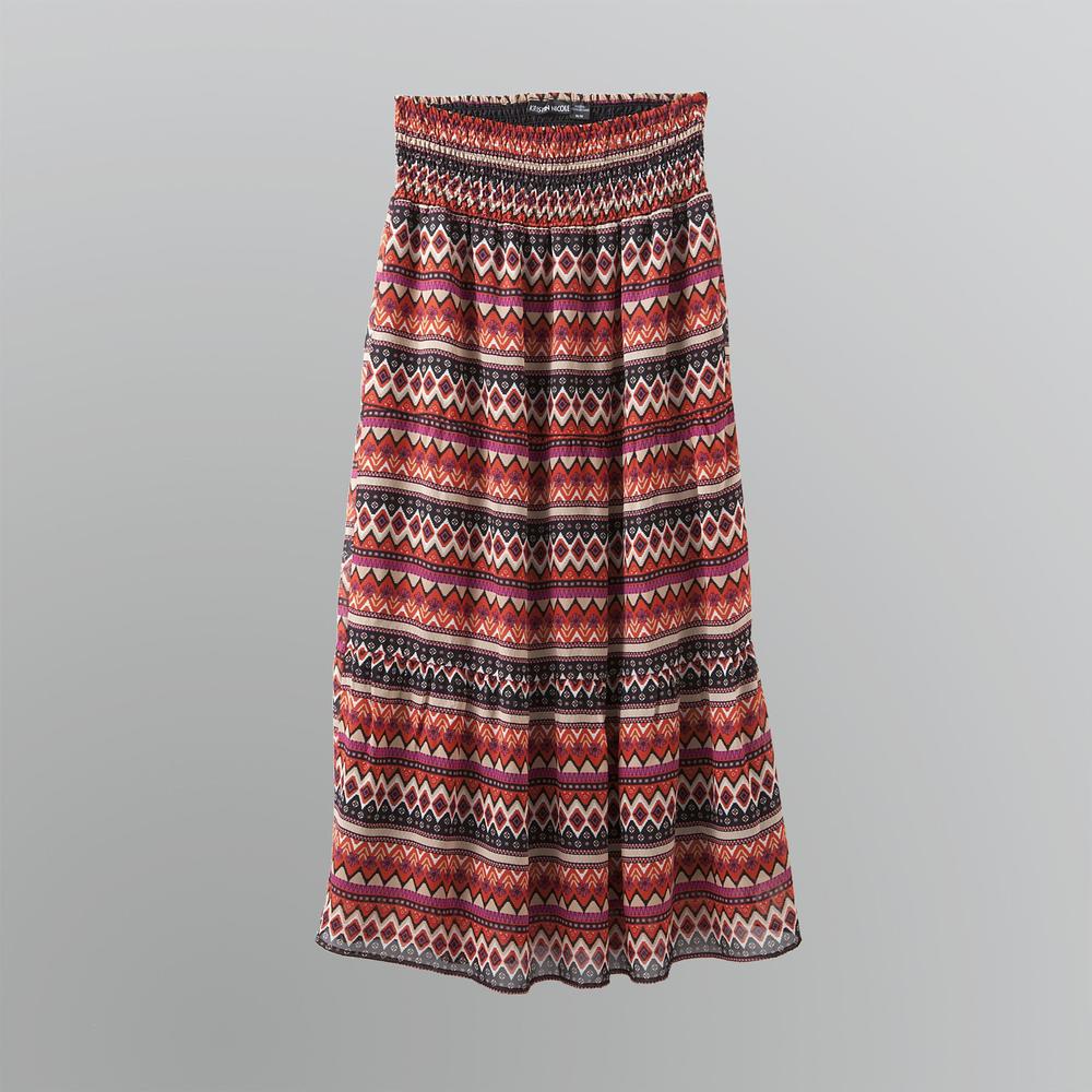 Inked & Faded Women's Tribal Maxi Skirt