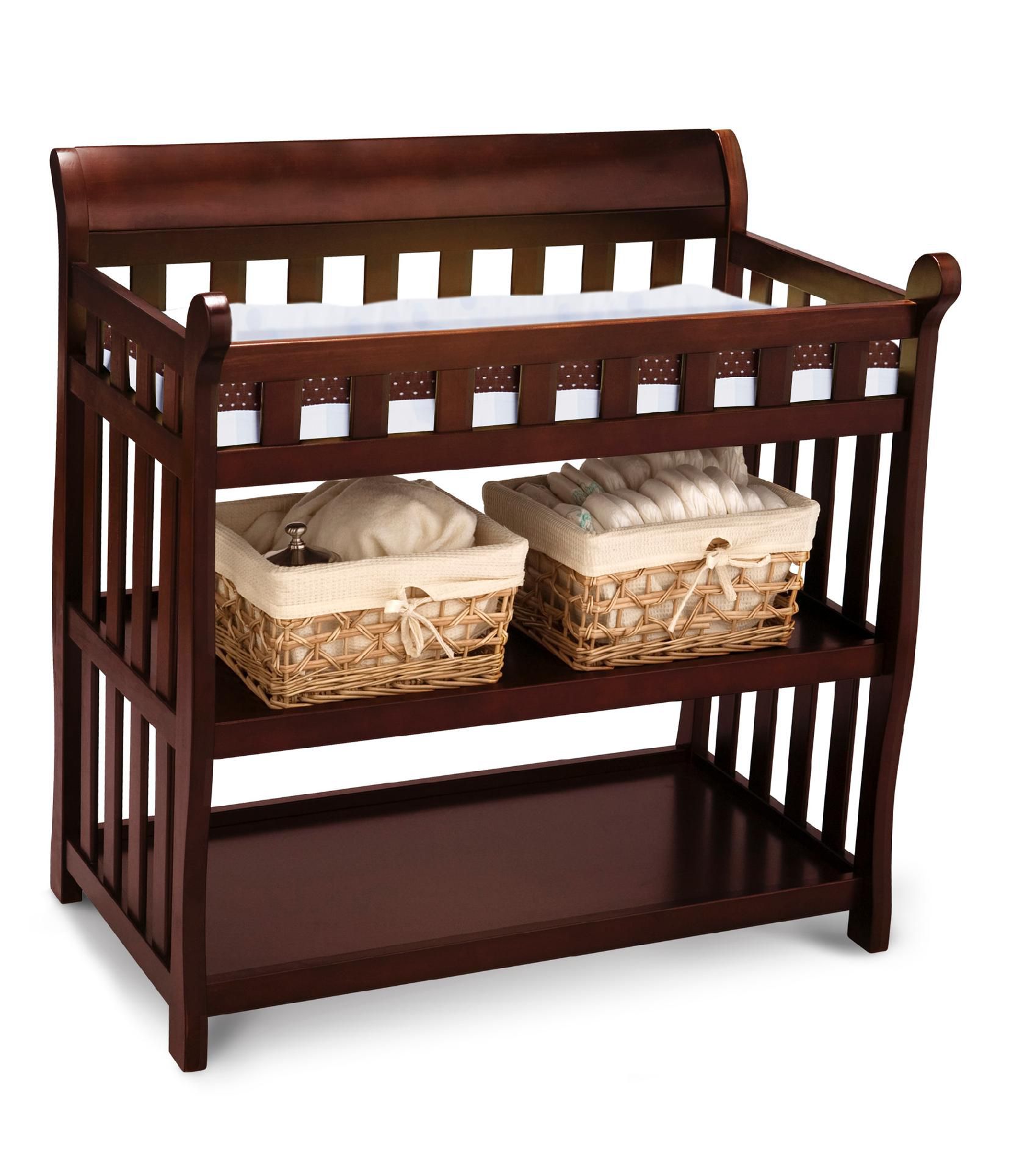 black baby changing table