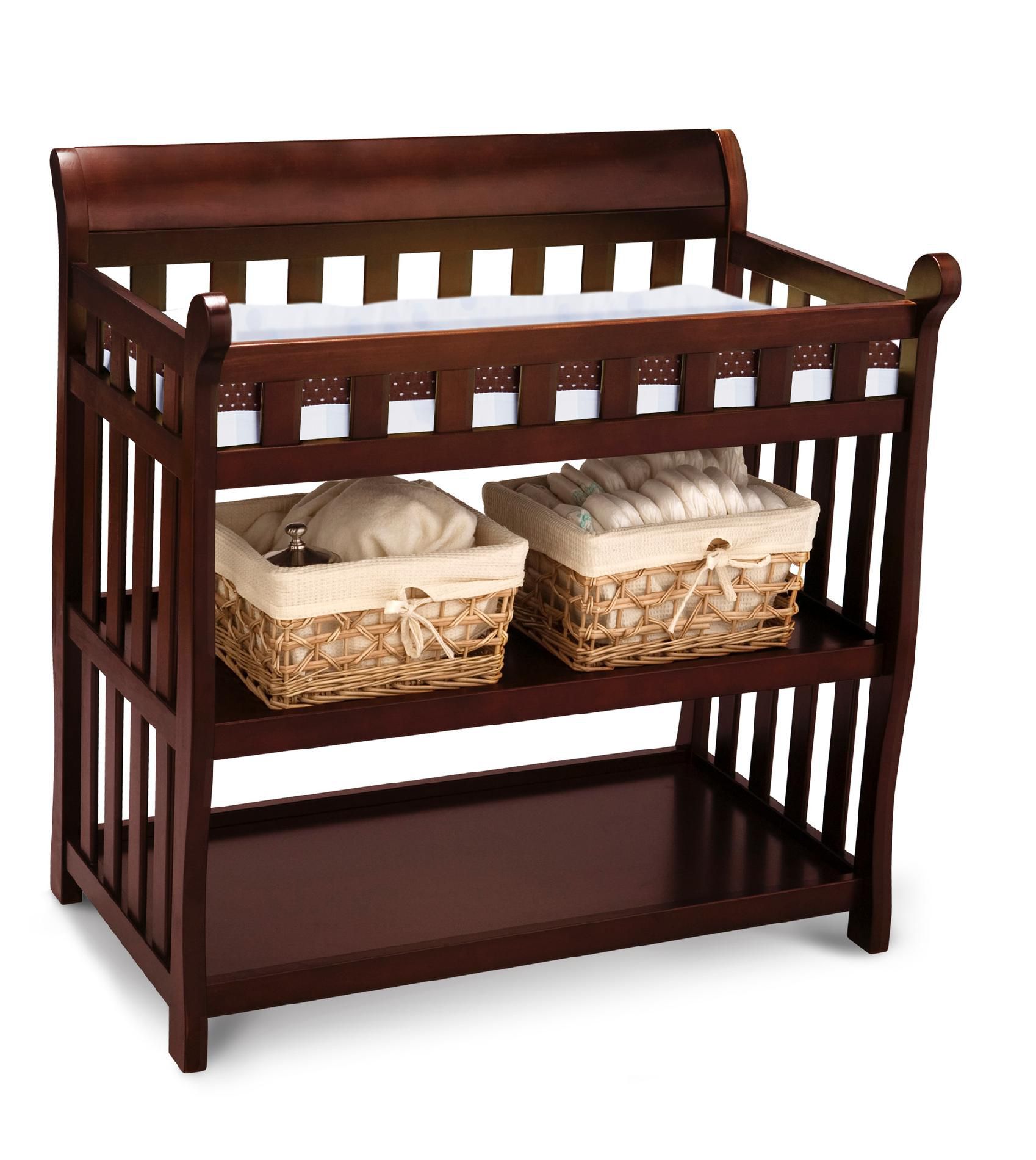 Delta Children Eclipse Changing Table Black Cherry Baby Baby