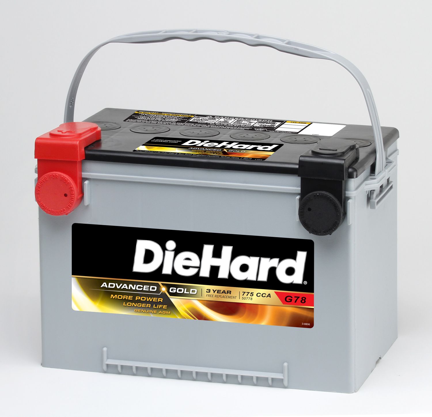 DieHard Gold AGM Automotive Battery - Group Size EP-78 (Price with Exchange)