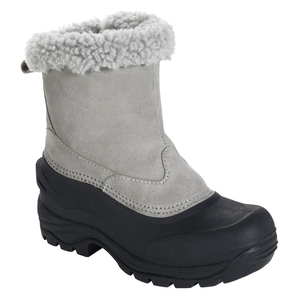 Athletech Women's Trail Leather Winter Boot - Grey