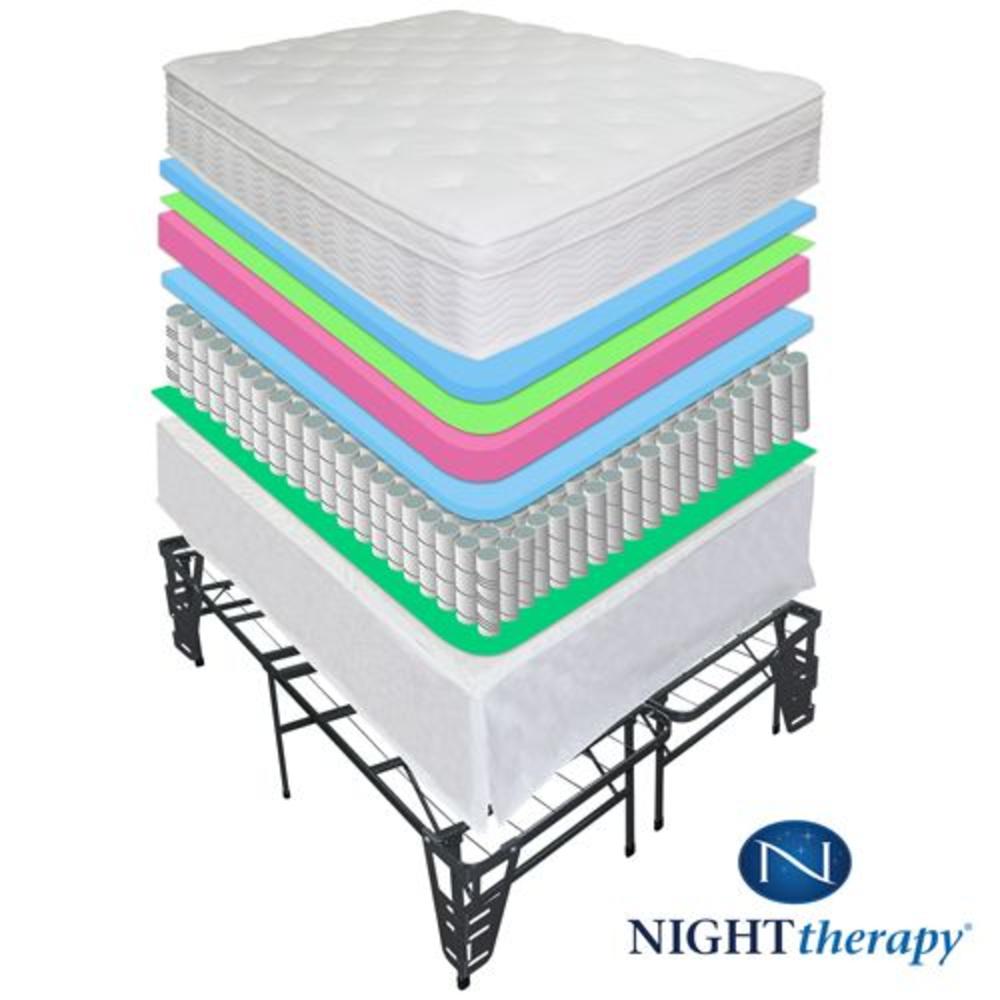 Night Therapy 13 Inch Spring Mattress Complete Set King