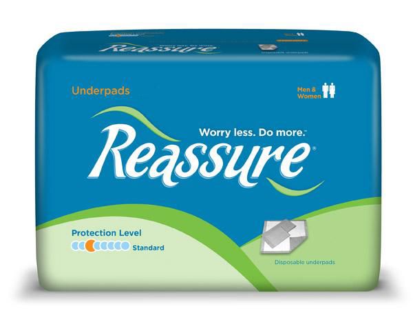 Reassure Underpads 17x24, Case of 150