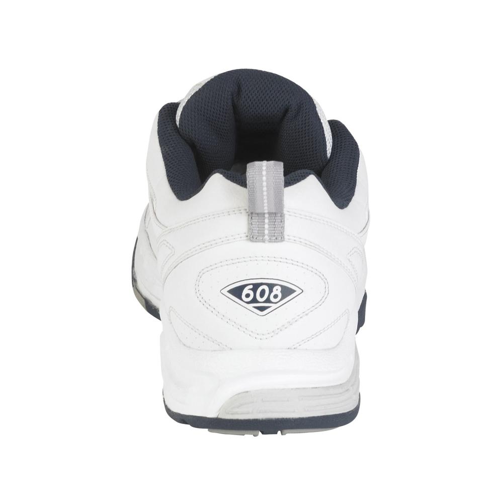 New Balance Men's 608V3 Cross Training Athletic Shoe - Wide Available - White/Navy