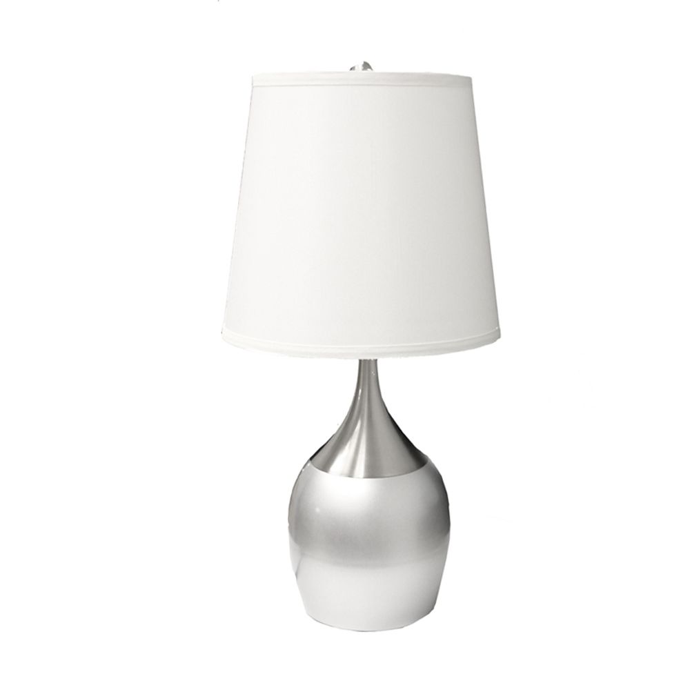 Ore 24"H SILVER TOUCH-ON TABLE LAMP
