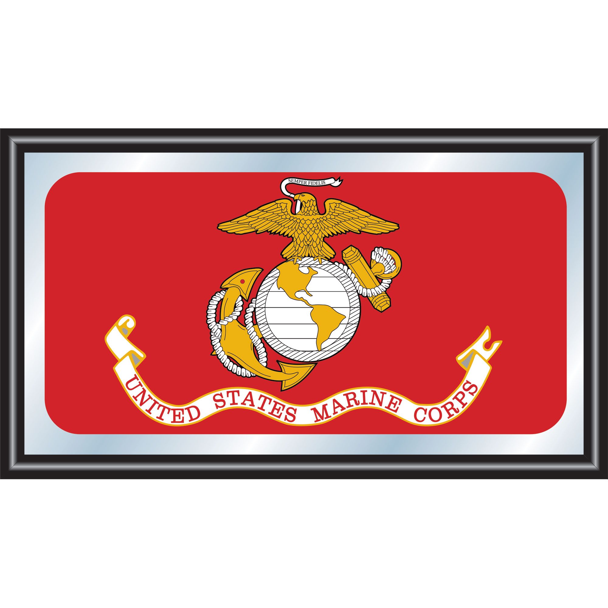 United States Marine Corps Framed Logo Mirror