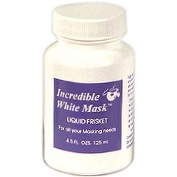 Grafix 4-1/2-Ounce Incredible White Mask Liquid Frisket (WM4)