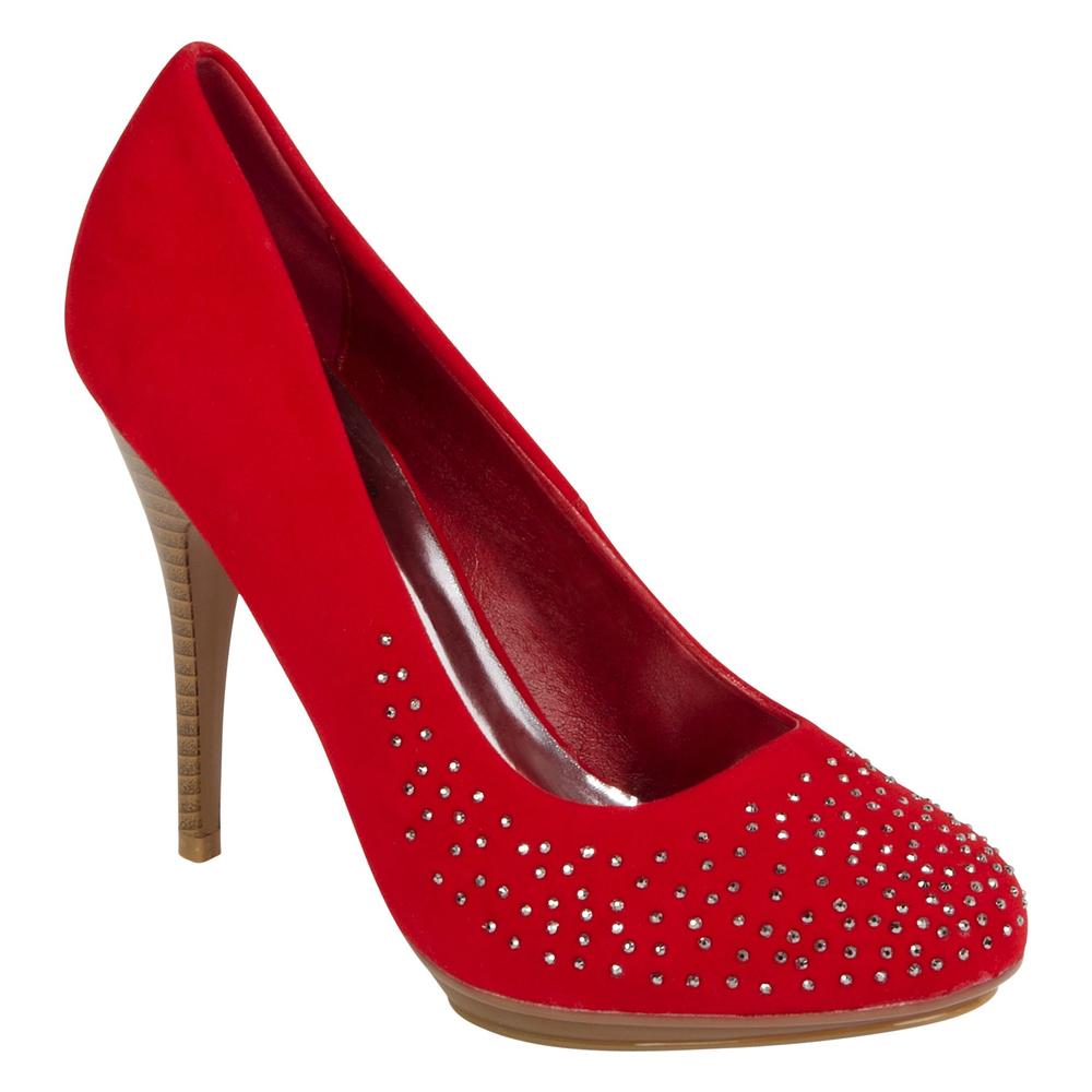Italina Women's Hollyn Studded Pump - Red