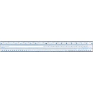 C-THRU 18-Inch Plastic Ruler, Zero Centering - Home - Crafts & Hobbies ...