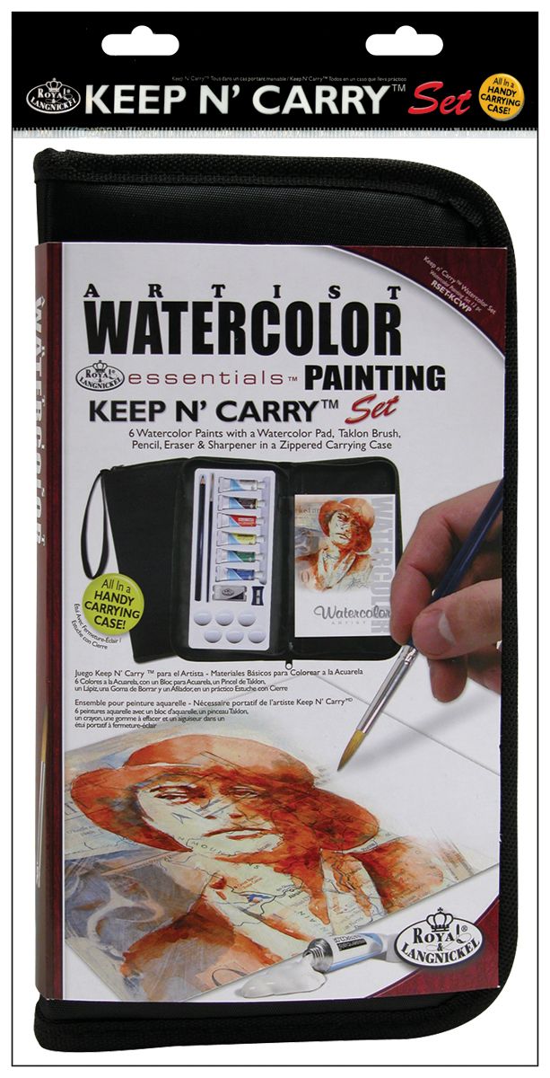 Royal Brush Keep N' Carry Artist Set, Watercolor Paints