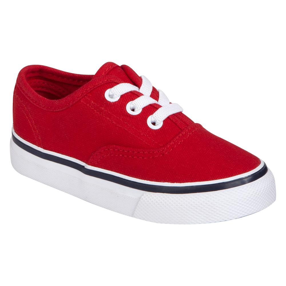 Joe Boxer Toddler Unisex Rewind Canvas Lace Up - Red