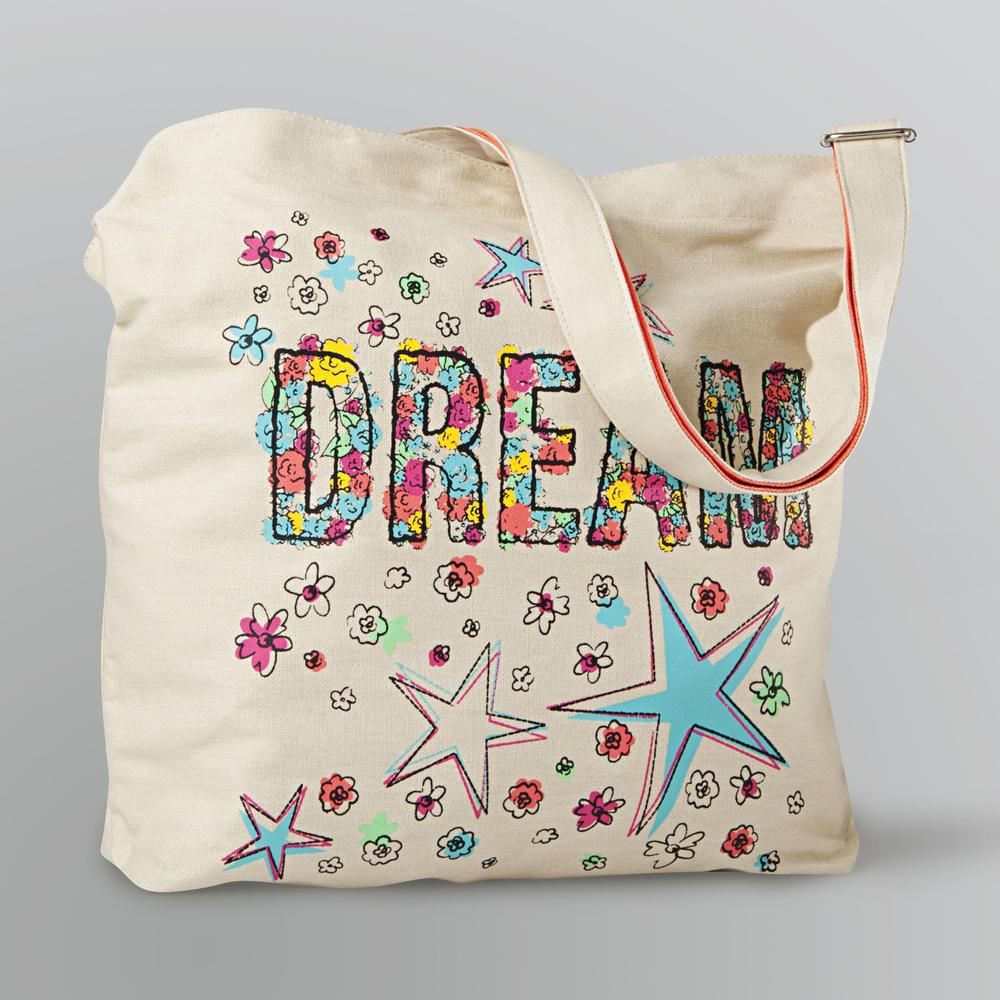 Joe Boxer Dream Crossbody Canvas Tote Bag