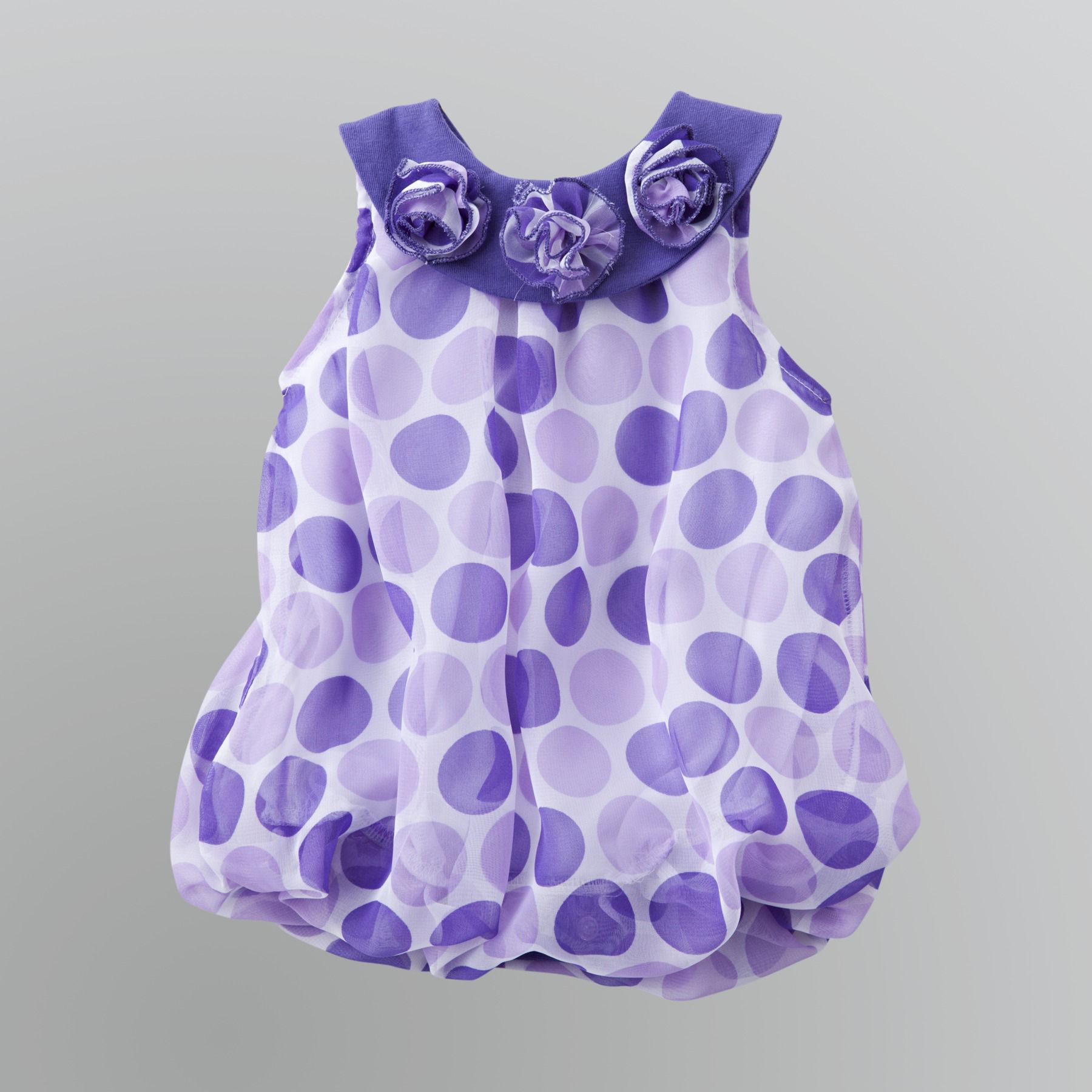 Small Wonders Infant Girl's Floral Bubble Dress
