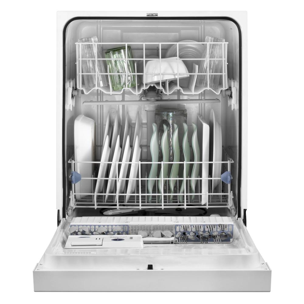 Whirlpool WDF510PAYW 24" Dishwasher w/ AnyWare&#8482; Plus Silverware Basket - White