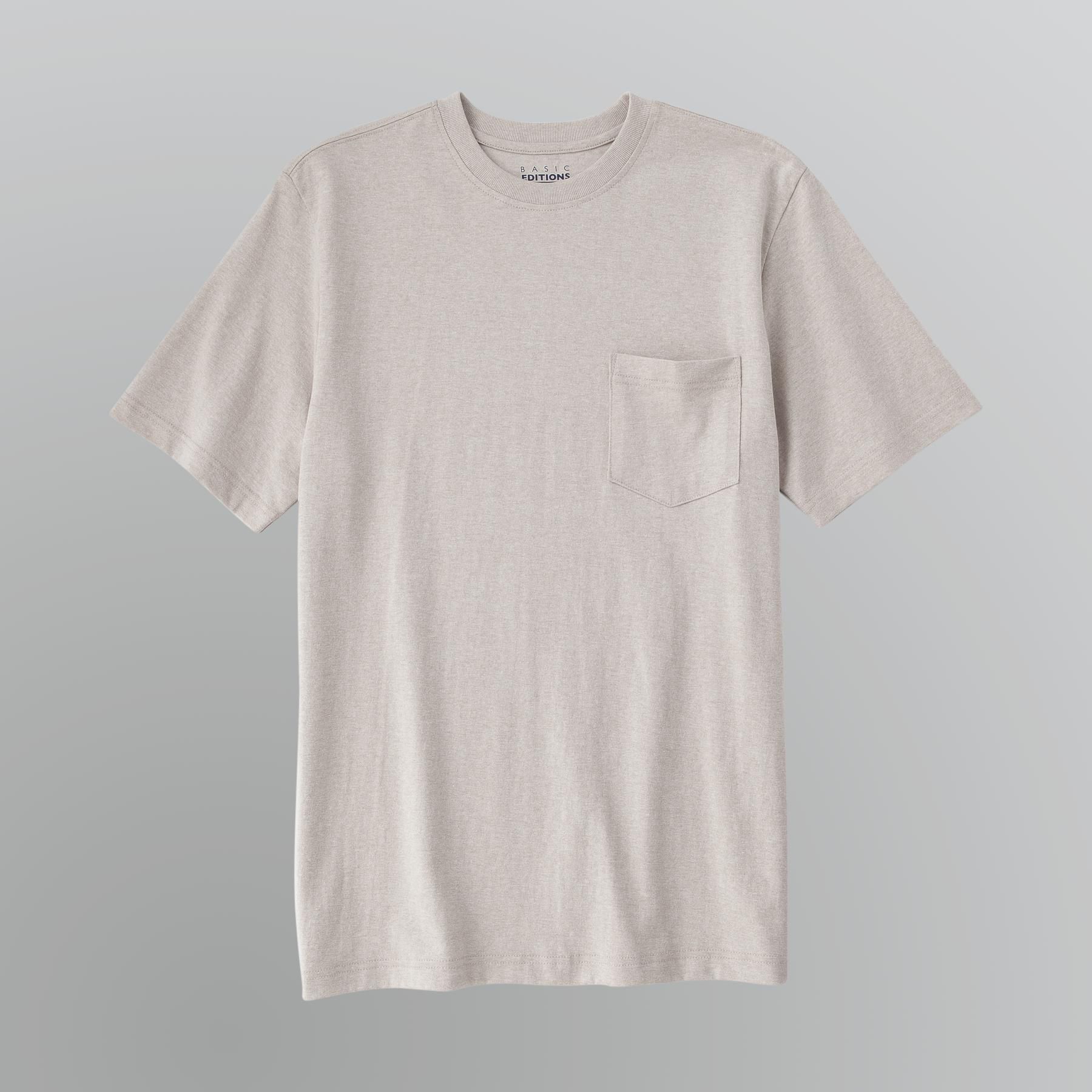 Basic Editions Men's Single-Pocket T-Shirt