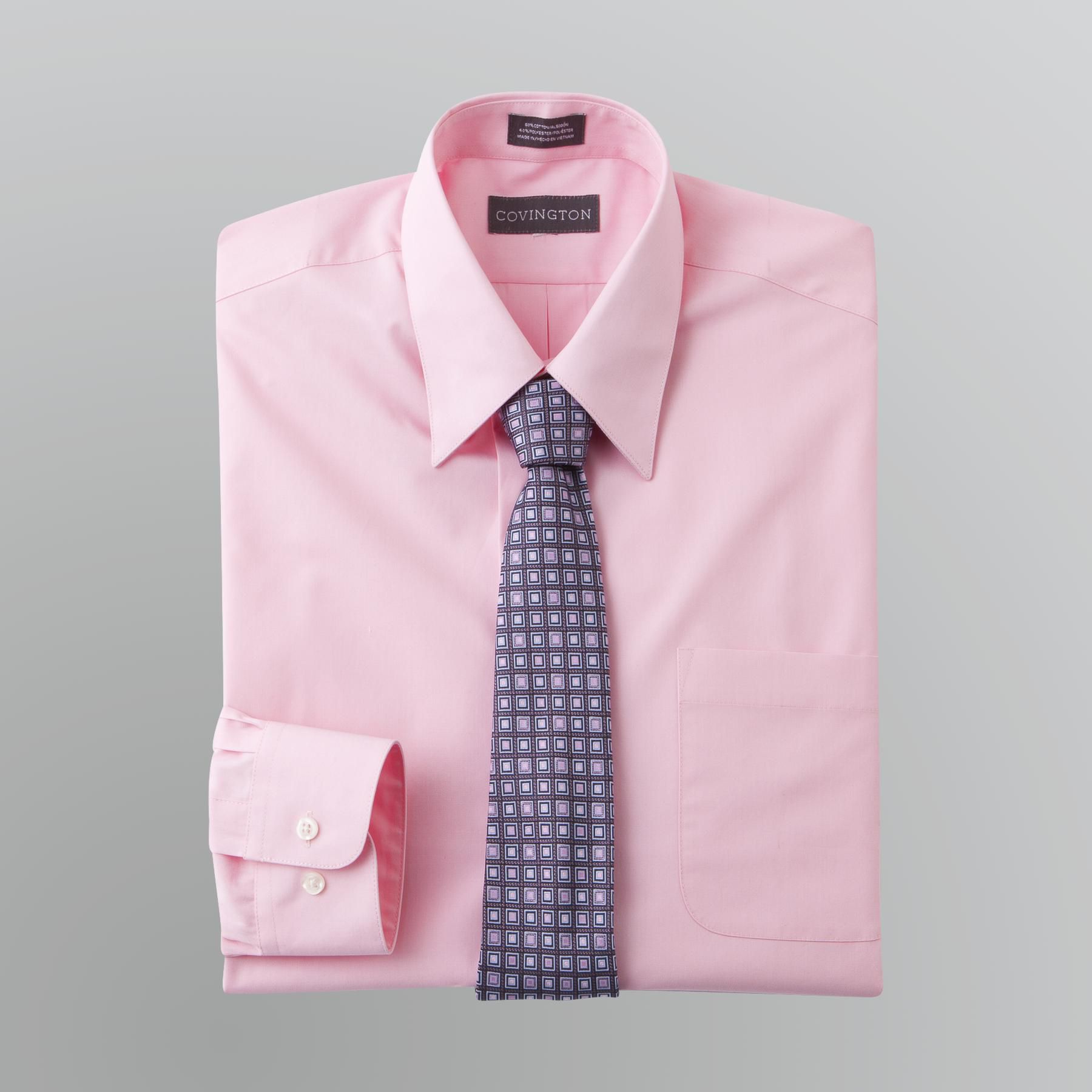 Covington Men's Dress Shirt and Tie Set