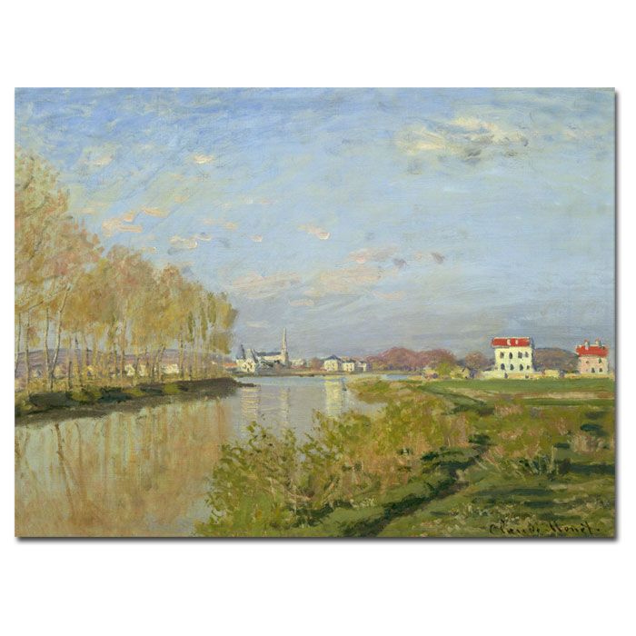 Trademark Global 26x32 inches Claude Monet "The Seine at Argenteuil 1873"