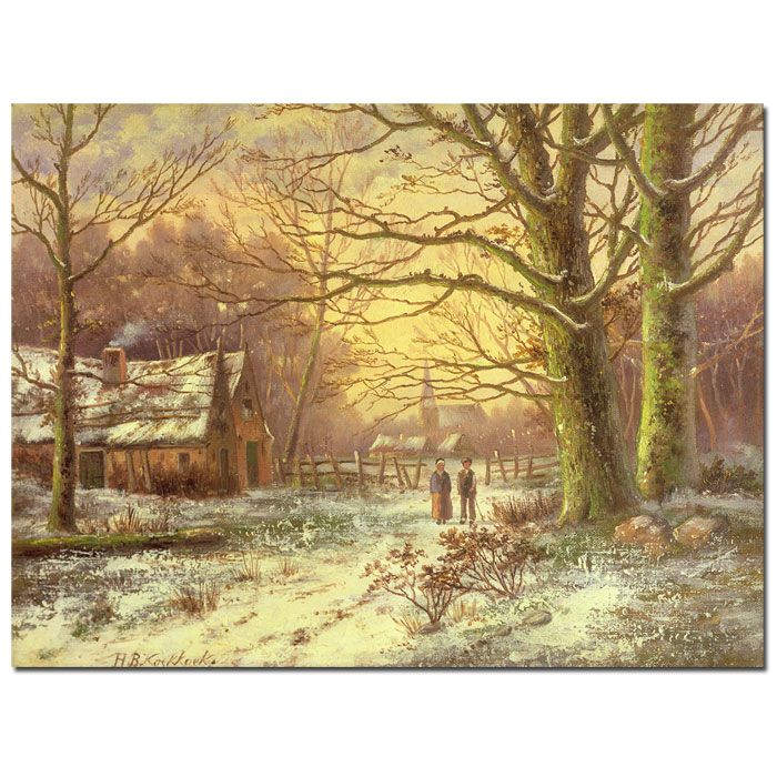 Trademark Global 35x47 inches John Grimshaw "South Side of Rydal Water"