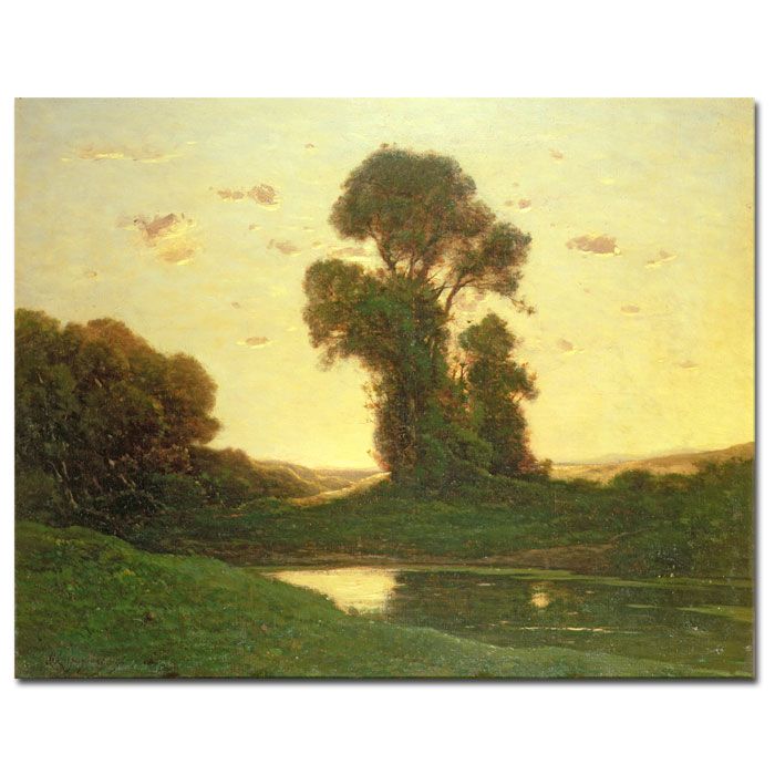 Trademark Global 35x47 inches Henri-Joseph Harpignies "View in the Campagna"