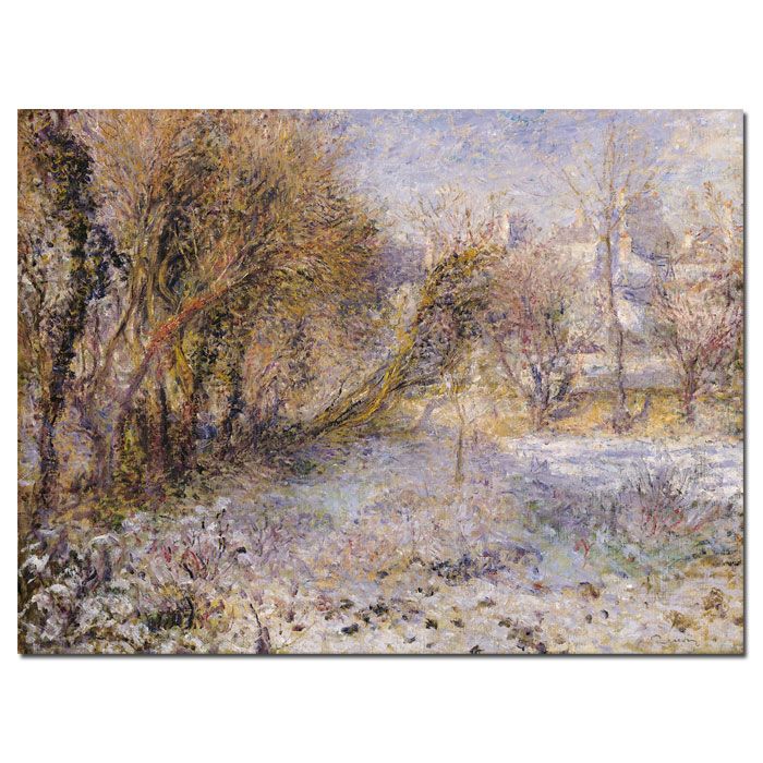 Trademark Global 18x24 inches Pierre Renoir "Snowy Landscape"