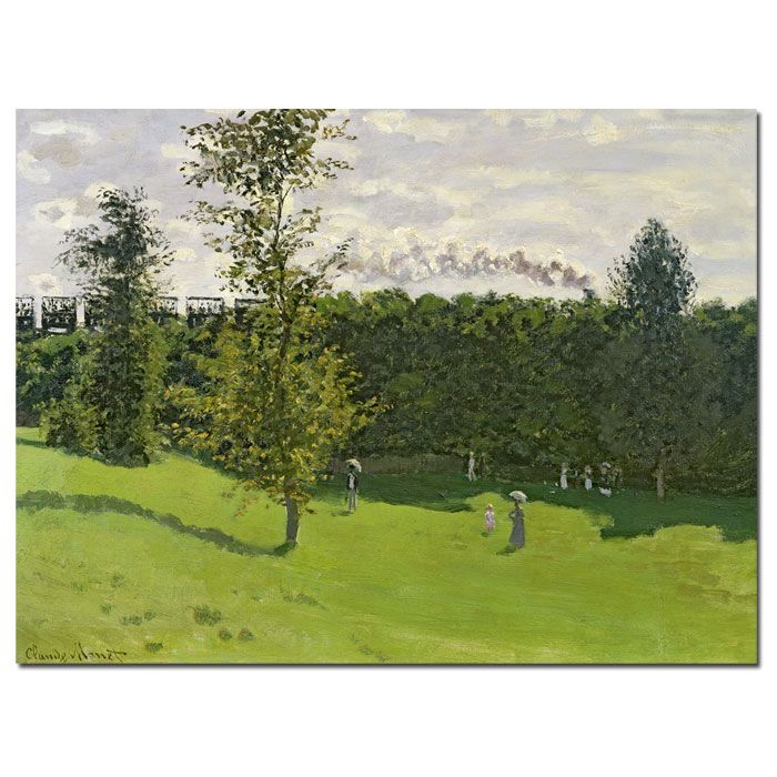 Trademark Global 18x24 inches Claude Monet "Train in the Country 1870-71"