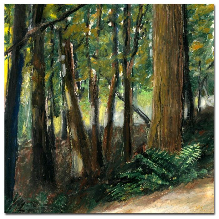 Trademark Global Michelle Calkins 'Livingston Trail' 24" x 24" Canvas Art