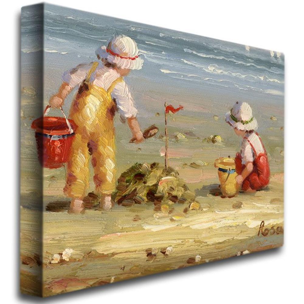 Trademark Global 24x32 inches Rosa "At the Beach"