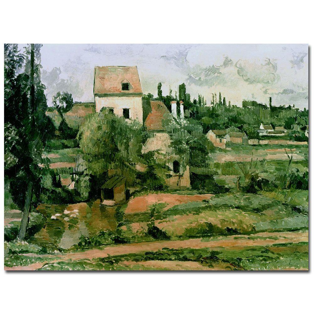 Trademark Global 26x32 inches Paul Cezanne "Moulin de lad Couleuvre  Pontoise"