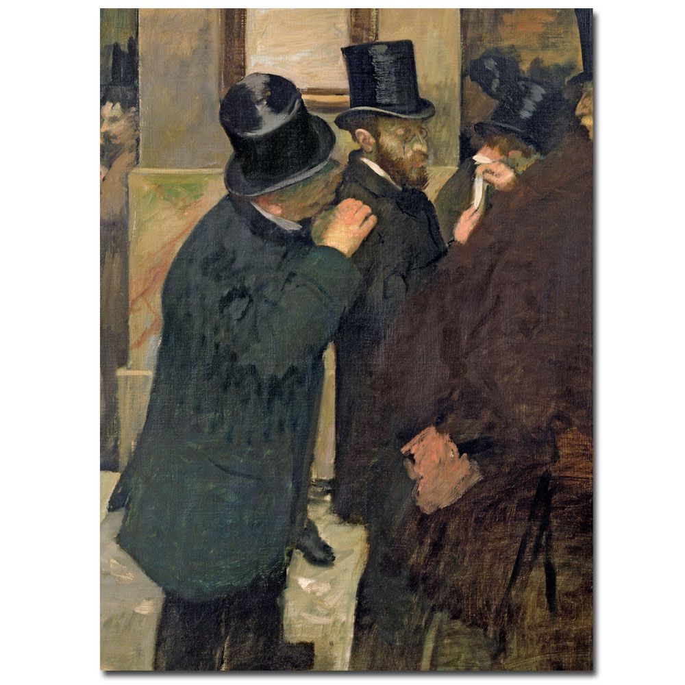 Trademark Global 26x32 inches Edgar Degas "At the Stock Exchange 1878"