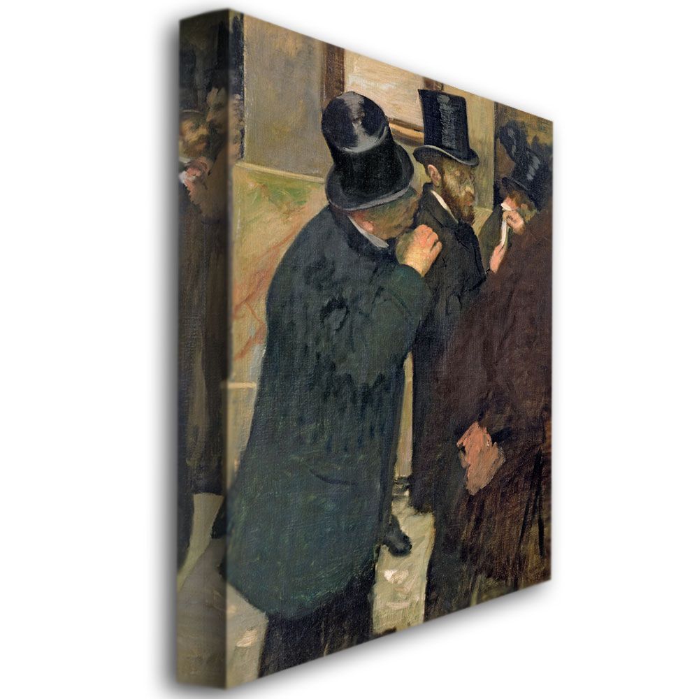 Trademark Global 26x32 inches Edgar Degas "At the Stock Exchange 1878"