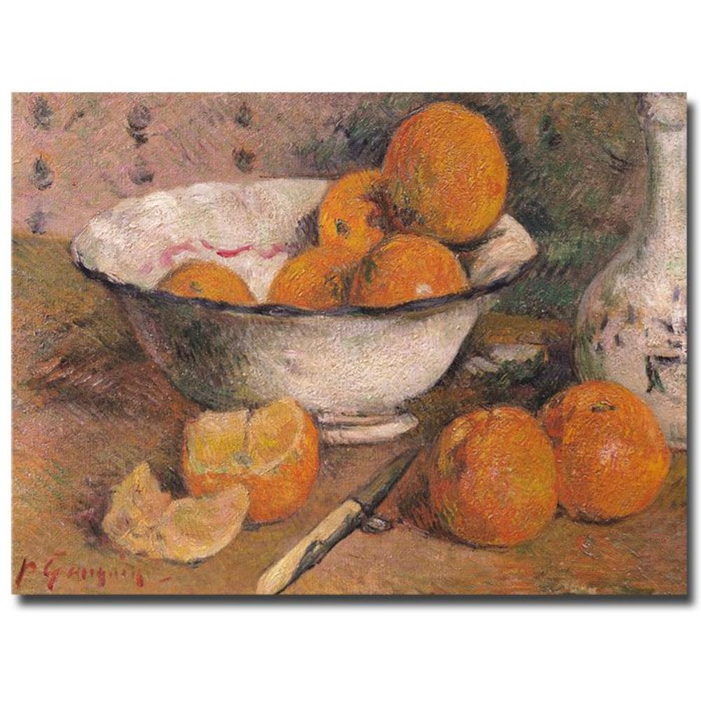 Trademark Global 18x24 inches Paul Gauguin "Still Life with Oranges 1881"