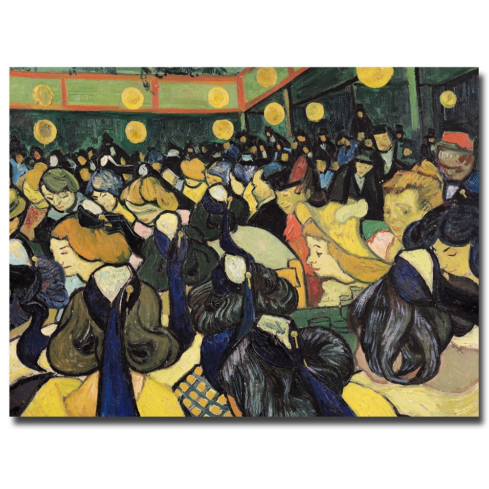Trademark Global 26x32 inches Vincent van Gogh "The Dance Hall at Arles 1888"