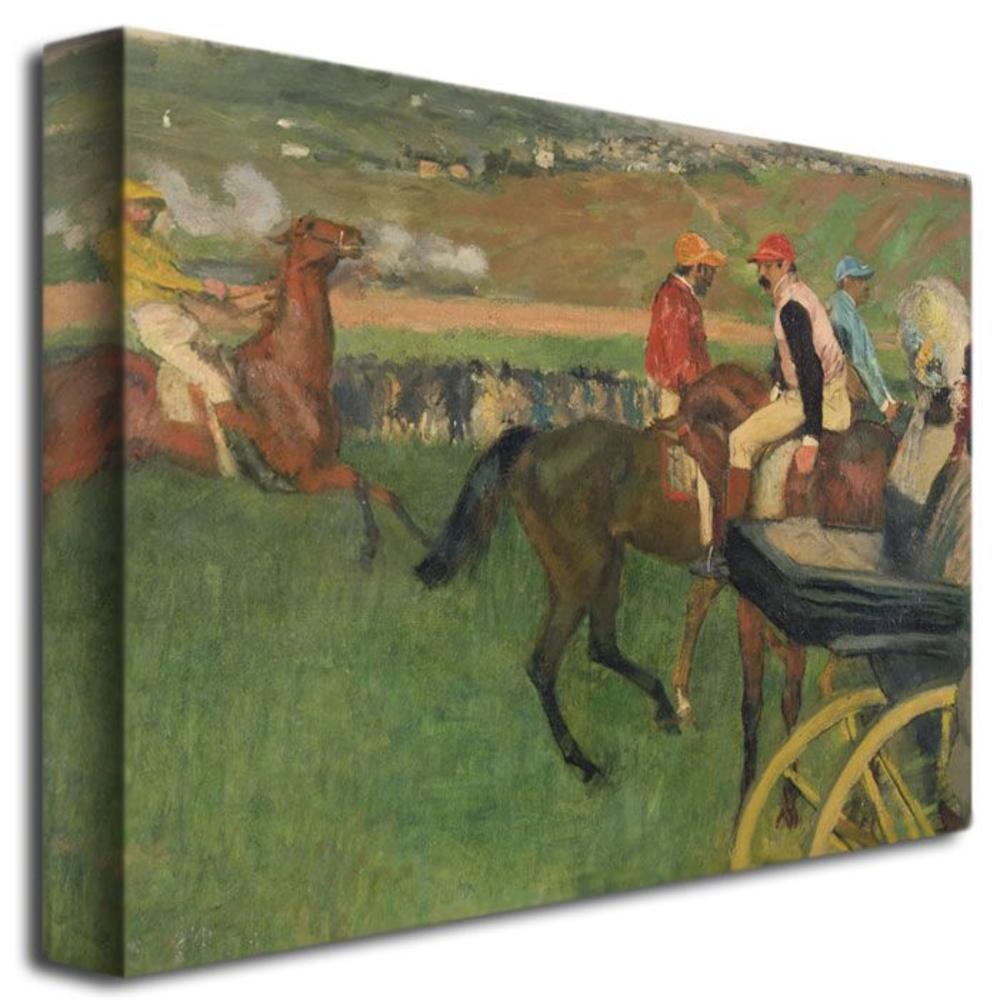 Trademark Global 35x47 inches Edgar Degas "The Race Course"