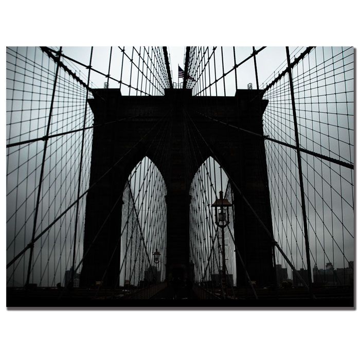 Trademark Global Tammy Davison 'Brooklyn Bridge' Canvas Art