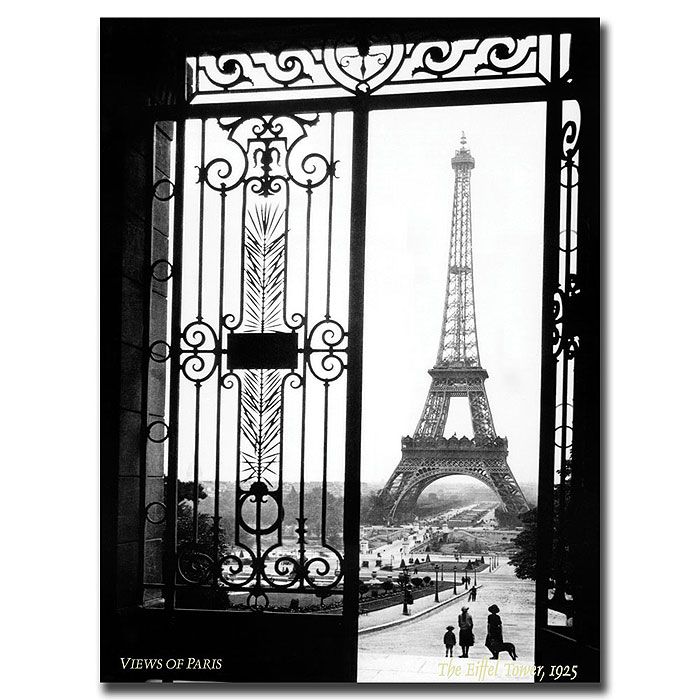 Trademark Global 18x24 inches "Views of Paris" by Sally Gall