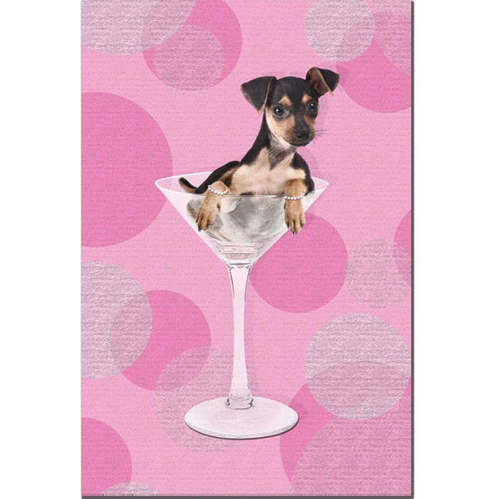 Trademark Global 22x32 inches "Min Pin II" by Gifty Idea Greeding Cards and Such!