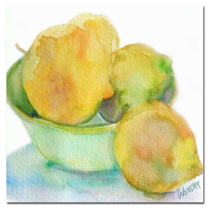 Trademark Global Wendra 'Lemona' Canvas Art