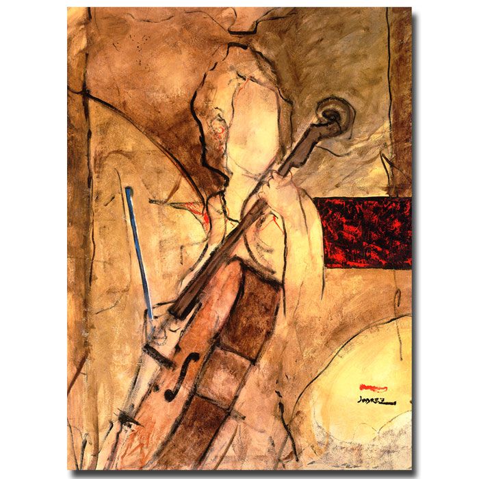 Trademark Global Joarez 'Old Cello' Canvas Art