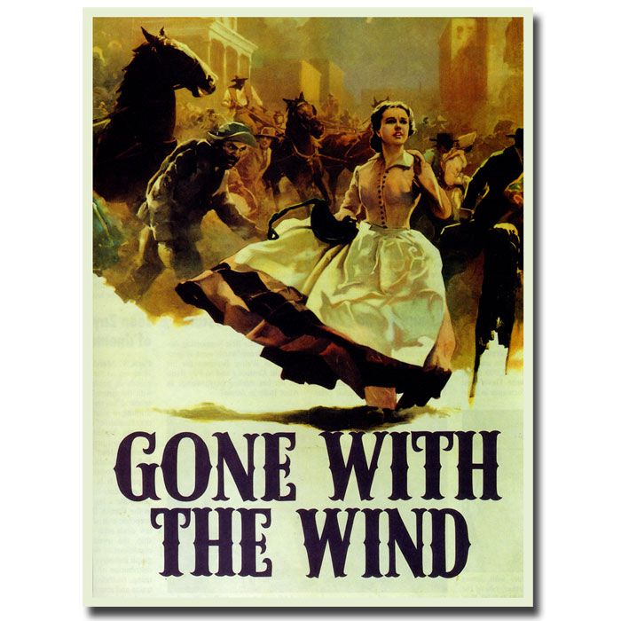 Trademark Global 18x24 inches "Gone with the Wind"