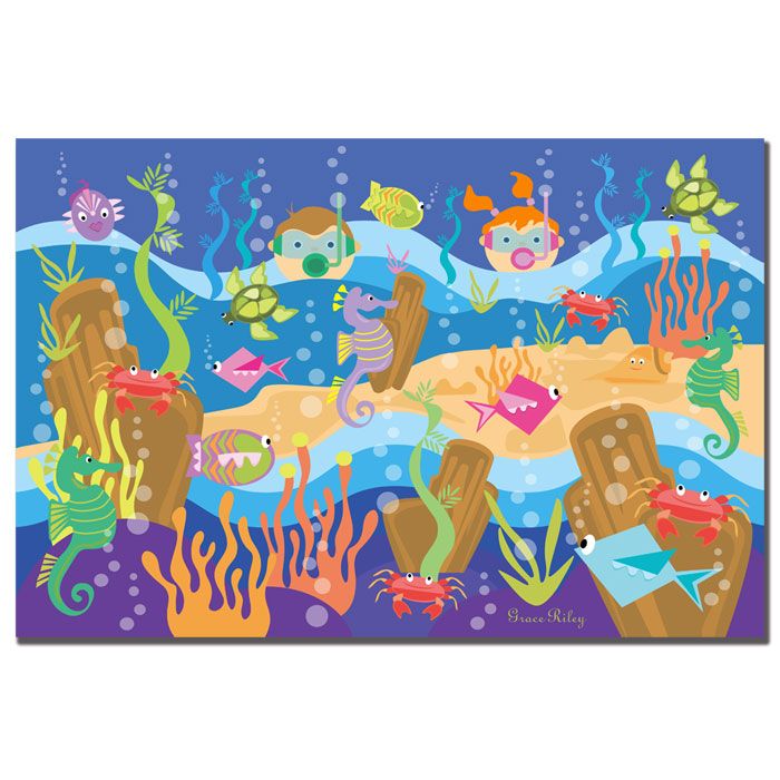 Trademark Global Grace Riley 'Underwater Adventures' Canvas Art
