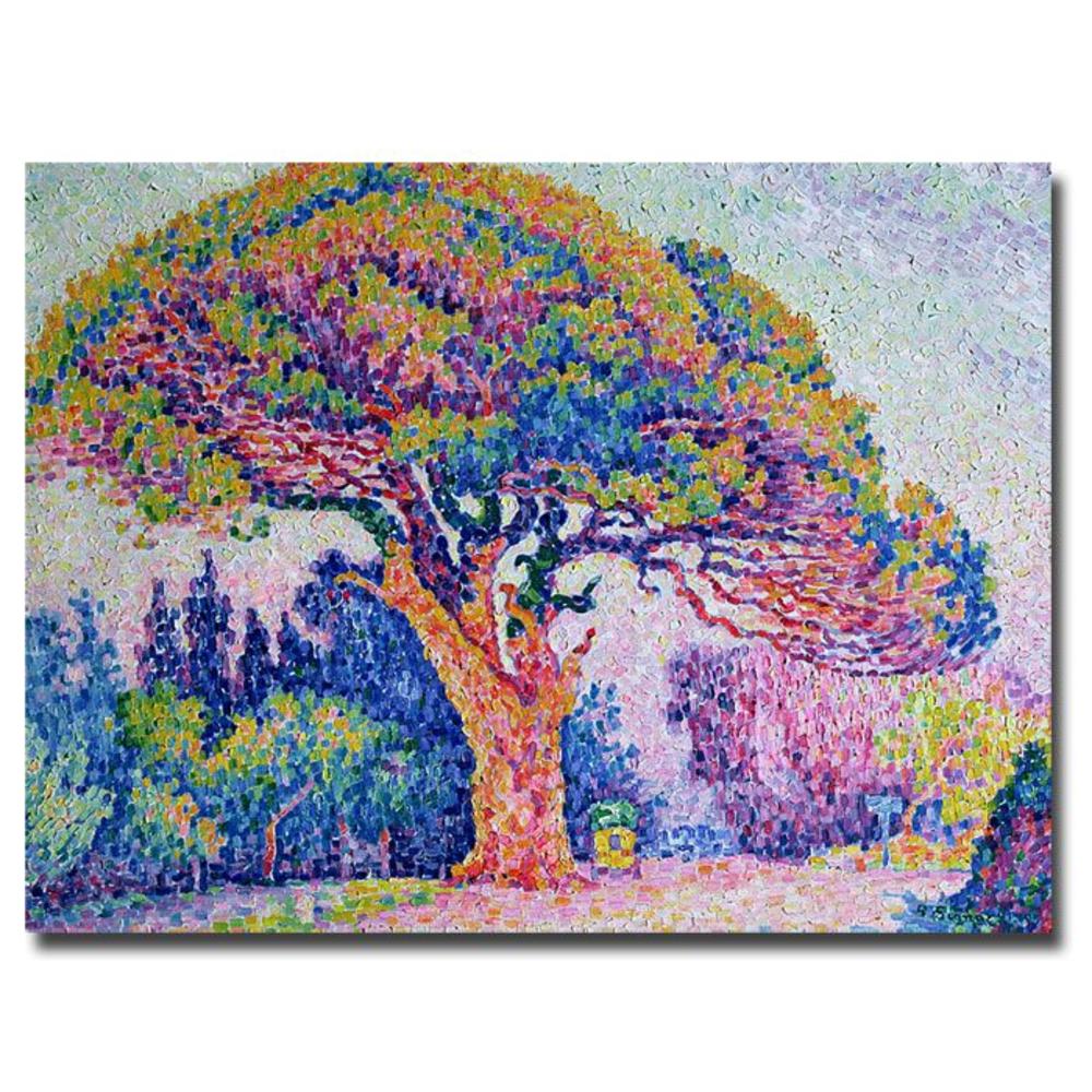 Trademark Global 24x32 inches Paul Signac "The Pine Tree at St.Tropez 1909"