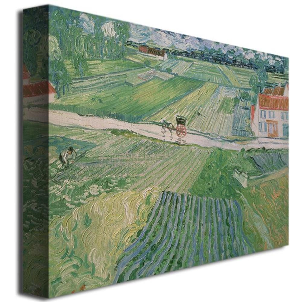 Trademark Global 35x47 inches Vincent van Gogh "Avuvers after the Rain 1890"