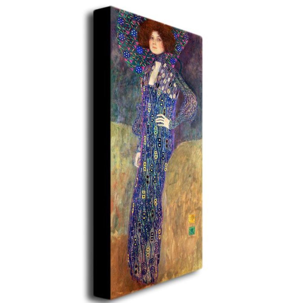 Trademark Global 20x47 inches Gustav Klimt "Emilie Floege"